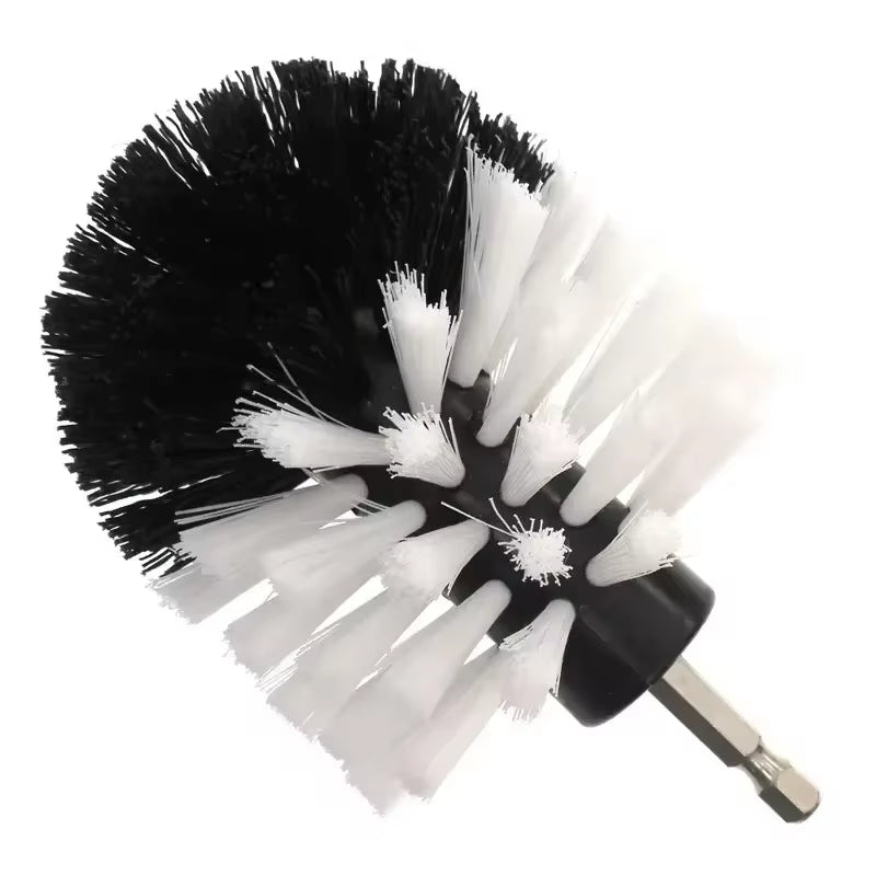 Drill brush blanc